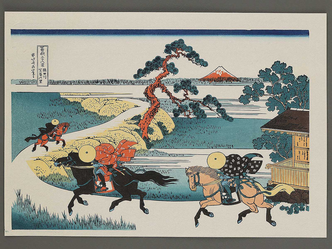 Sekiya Village on the Sumida River from the series Thirty-six Views of Mount Fuji by Katsushika Hokusai, (Medium print size) / BJ301-959