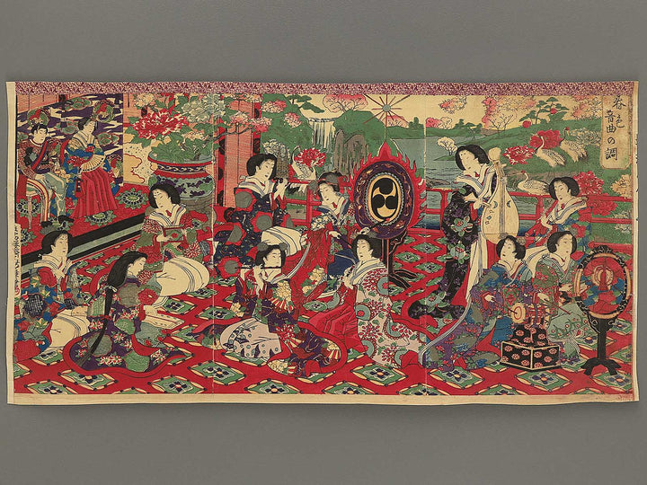 Haruiro ongyoku no shirabe by Utagawa Fusatane / BJ342-391