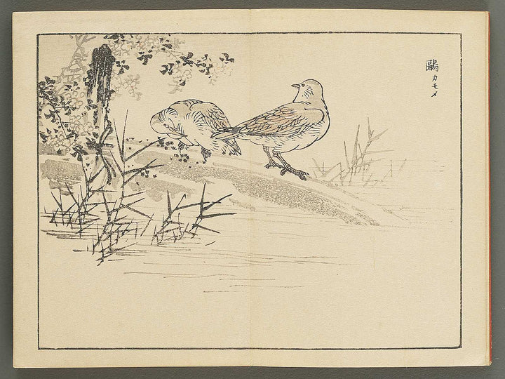 Bairei gafu (Kacho no bu) by Kono Bairei / BJ351-113
