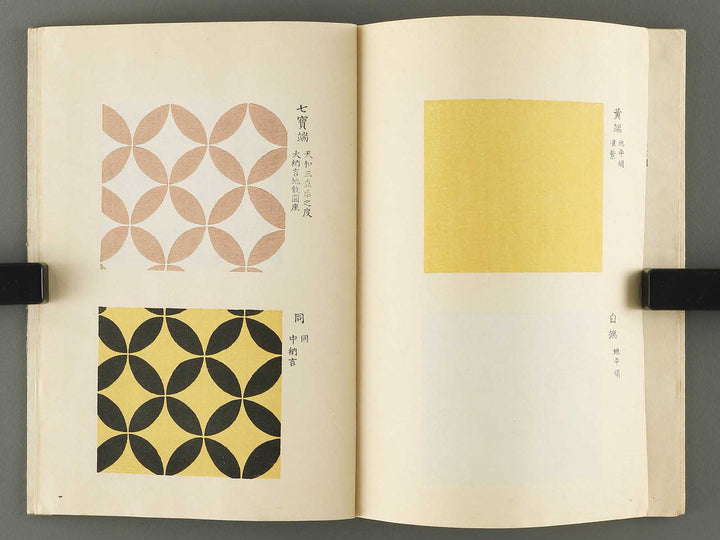 Kojitsu sosho shokumon zue (Nishiki orimono) by Honma Hyakuri / BJ350-448