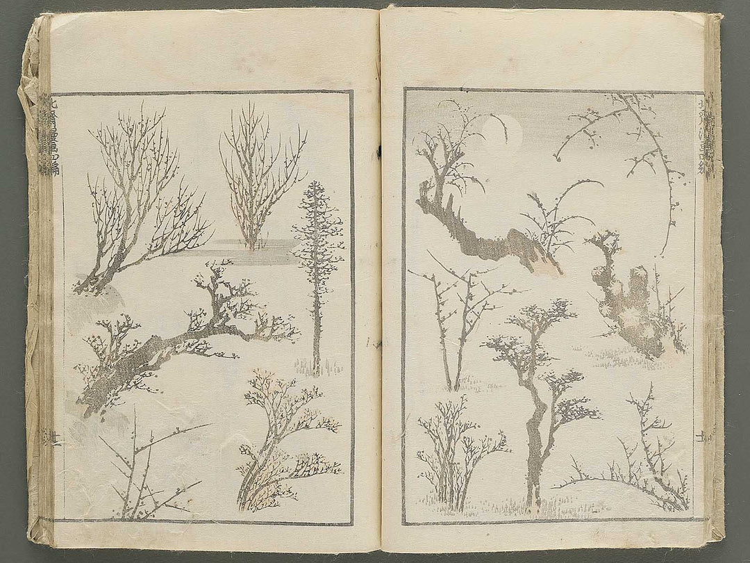 Hokusai manga Volume 4 by Katsushika Hokusai / BJ348-474