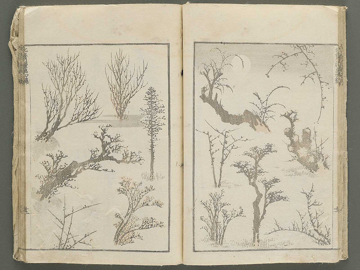 Hokusai manga Volume 4 by Katsushika Hokusai / BJ348-474