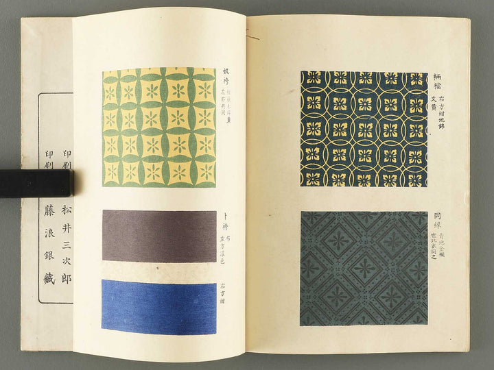 Kojitsu sosho shokumon zue (Nishiki orimono) by Honma Hyakuri / BJ350-448