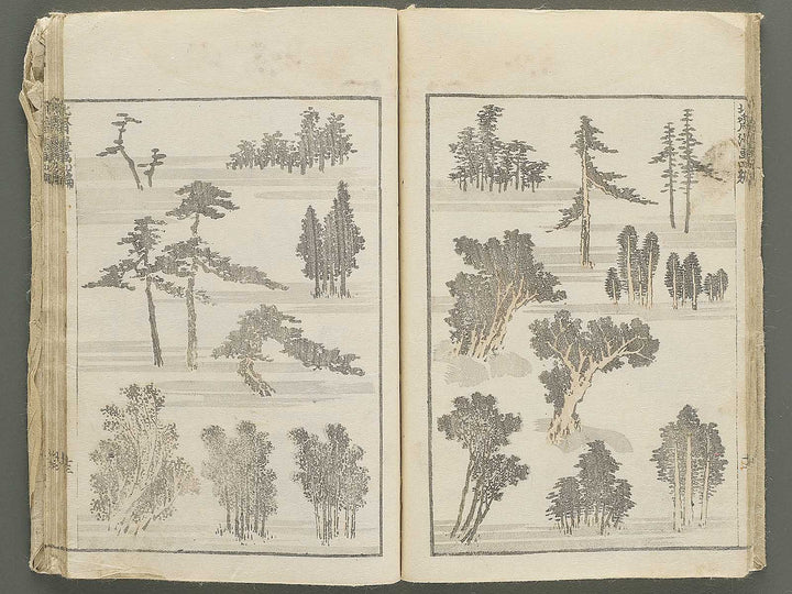 Hokusai manga Volume 4 by Katsushika Hokusai / BJ348-474