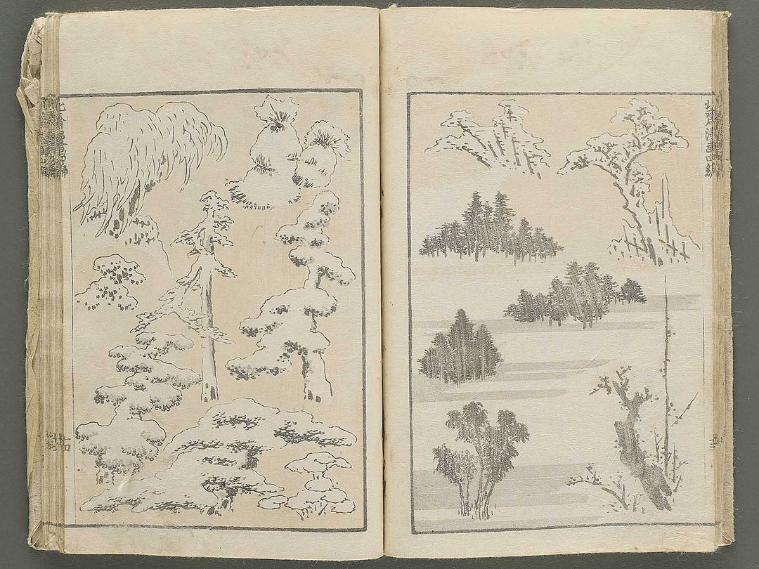 Hokusai manga Volume 4 by Katsushika Hokusai / BJ348-474