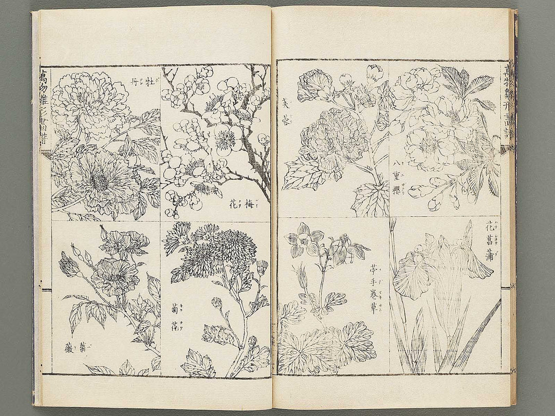 Banbutsu hinagata gafu Volume 2 by Sensai Eisaku / BJ305-956