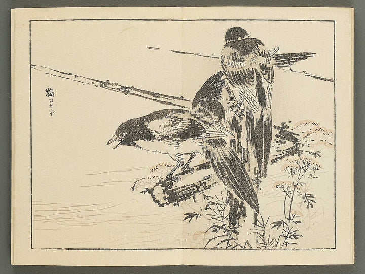 Bairei gafu (Kacho no bu) by Kono Bairei / BJ351-106