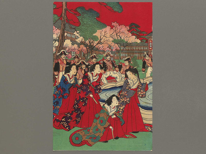 Ueno kouen hakurankaijo bijutsukan shoujou funsuiki no zu by Kobayashi Toshimitsu (Oju Toshimitsu) / BJ354-053