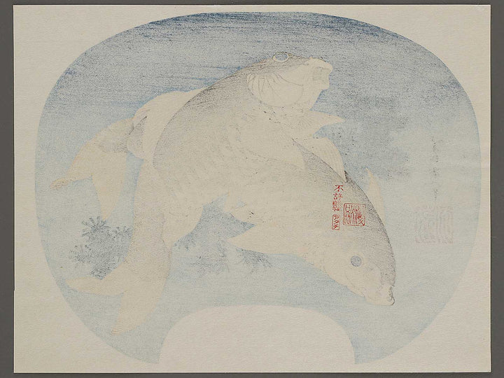 Koi by Katsushika Hokusai, (Large print size) / BJ337-603