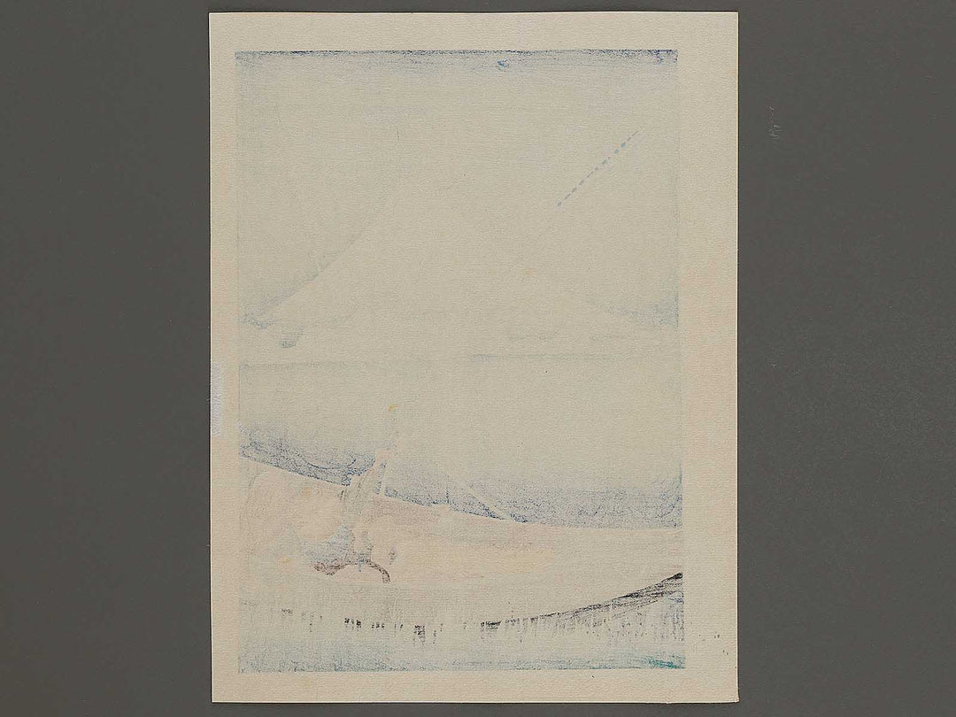 Mt. Fuji behind the net from the series One Hundred Views of Mount Fuji by Katsushika Hokusai, (Medium print size) / BJ325-073