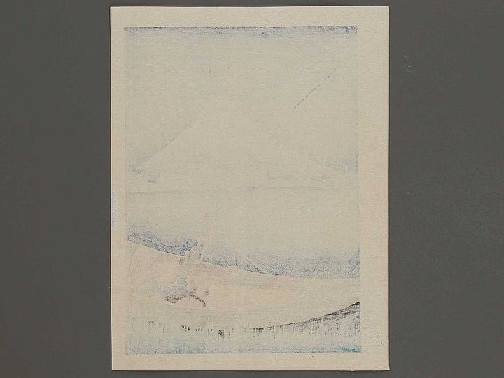 Mt. Fuji behind the net from the series One Hundred Views of Mount Fuji by Katsushika Hokusai, (Medium print size) / BJ325-073