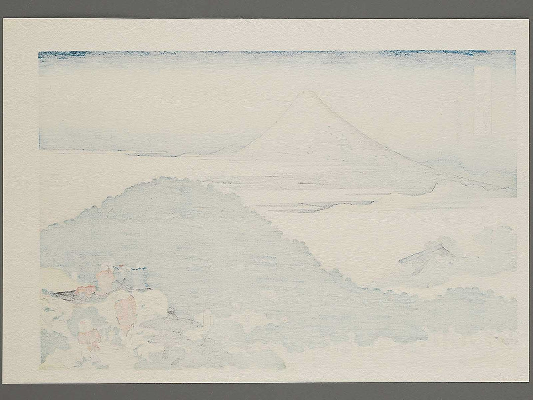 The Enza-no-natsu Pine Tree at Aoyama from the series Thirty-six Views of Mount Fuji by Katsushika Hokusai, (Medium print size) / BJ302-127