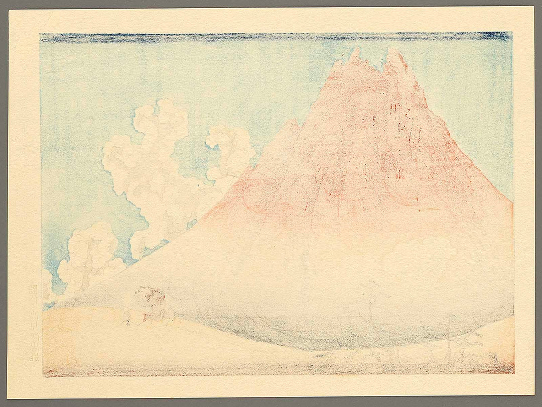 Mt. Fuji seen from Mishima in Koshu from the series Hokusai manga by Katsushika Hokusai, (Medium print size) / BJ319-648