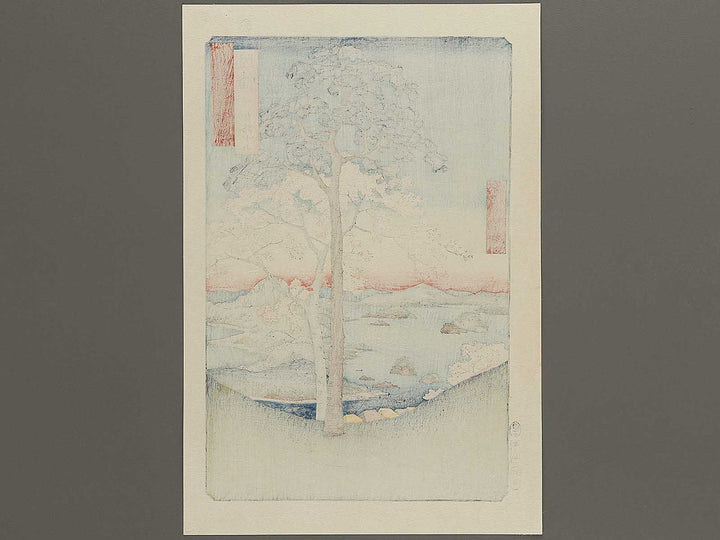 Karo, Koyama from the series Famous Views of the Sixty-odd Provinces by Utagawa Hiroshige, (Large print size) / BJ334-054