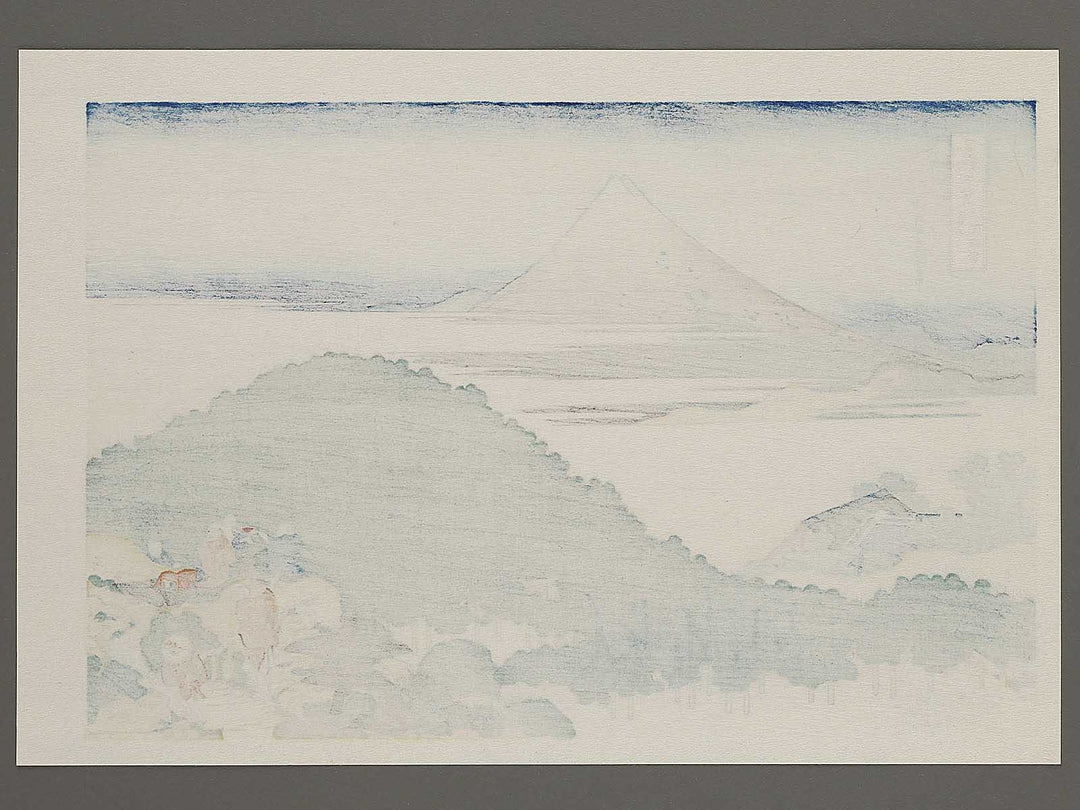 The Enza-no-natsu Pine Tree at Aoyama from the series Thirty-six Views of Mount Fuji by Katsushika Hokusai, (Medium print size) / BJ316-918