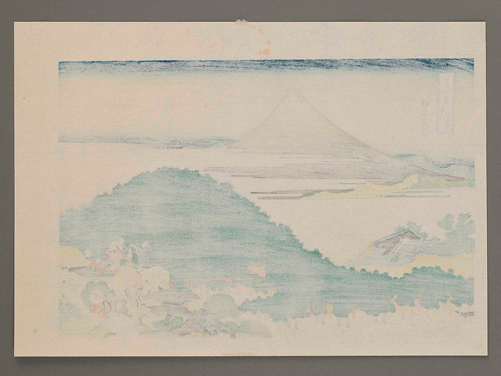 The Enza-no-natsu Pine Tree at Aoyama from the series Thirty-six Views of Mount Fuji by Katsushika Hokusai, (Medium print size) / BJ275-646