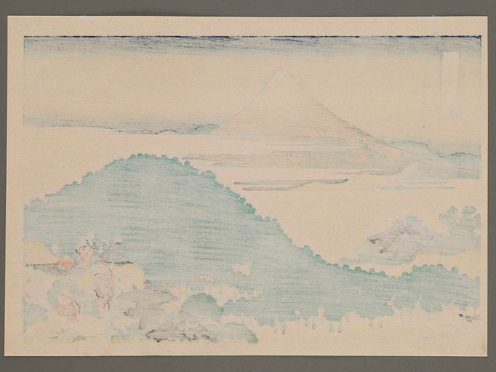 The Enza-no-natsu Pine Tree at Aoyama from the series Thirty-six Views of Mount Fuji by Katsushika Hokusai, (Medium print size) / BJ281-106