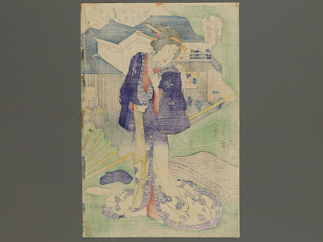 Imayo hokku gei kurabe by Utagawa Kunisada(Toyokuni III) / BJ344-827
