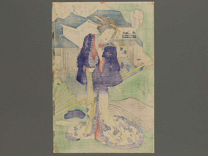 Imayo hokku gei kurabe by Utagawa Kunisada(Toyokuni III) / BJ344-827