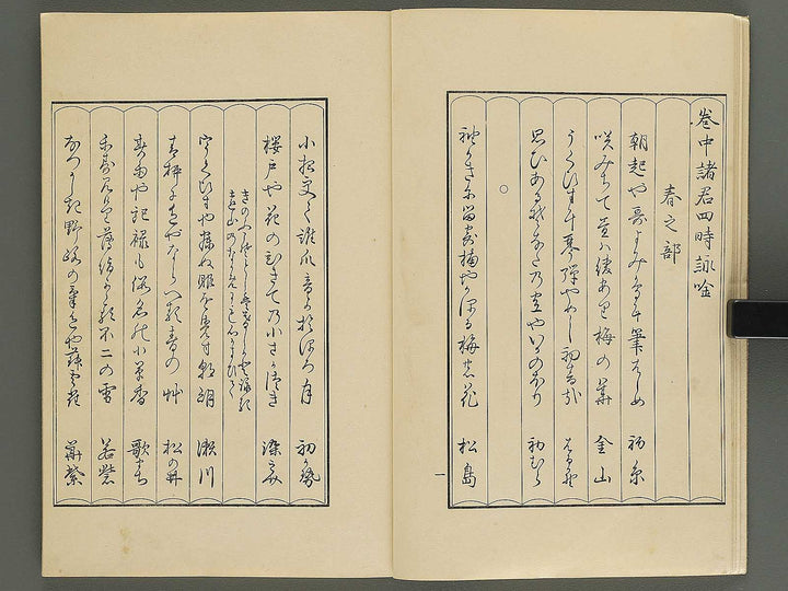 Seiro bijin awase sugata kagami (Ingai) by Kitao Shigemasa / BJ344-694