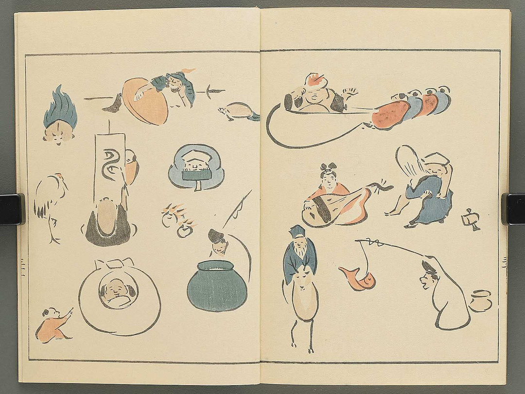 Jinbutsu ryakugashiki by Kuwagata Keisai / BJ348-117
