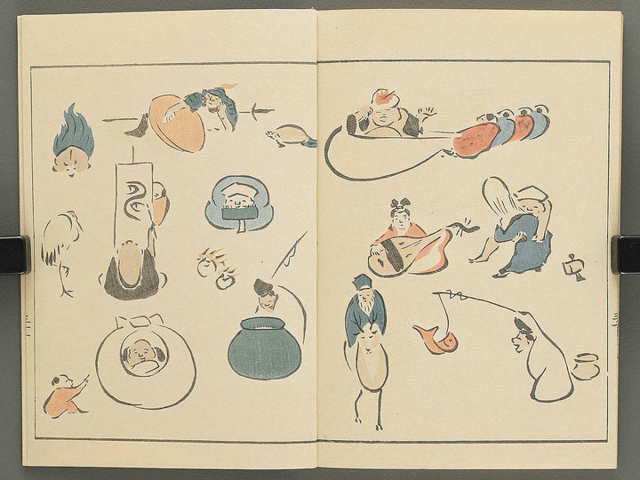Jinbutsu ryakugashiki by Kuwagata Keisai / BJ348-117