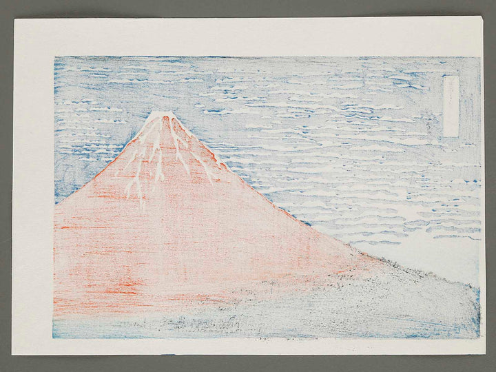 South Wind, Clear Sky from the series Thirty-six Views of Mount Fuji by Katsushika Hokusai, (Medium print size) / BJ288-498
