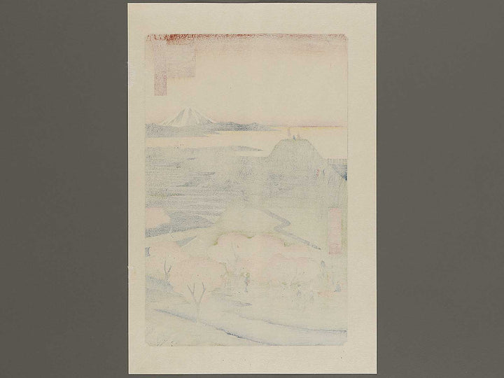 New Fuji, Meguro from the series One Hundred Famous Views of Edo by Utagawa Hiroshige, (Large print size) / BJ337-141