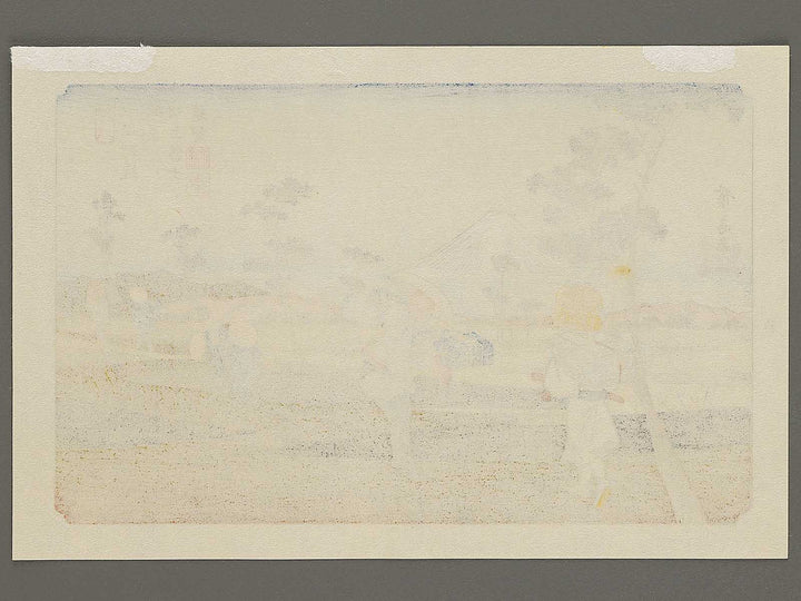 Konosu from the series The Sixty-nine Stations of the Kiso Kaido by Keisai Eisen, (Small print size) / BJ340-501