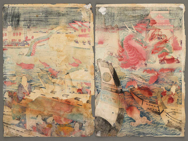 Ryogoku suijinsai yusuzumi no kei by Yoshu Chikanobu / BJ324-135