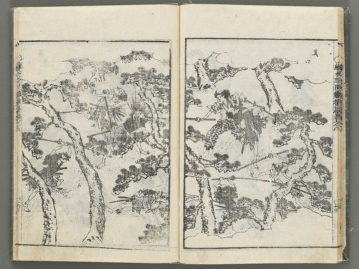 Ehon chushingura Part 2, Book 8 by Hayami Shungyosai / BJ313-789