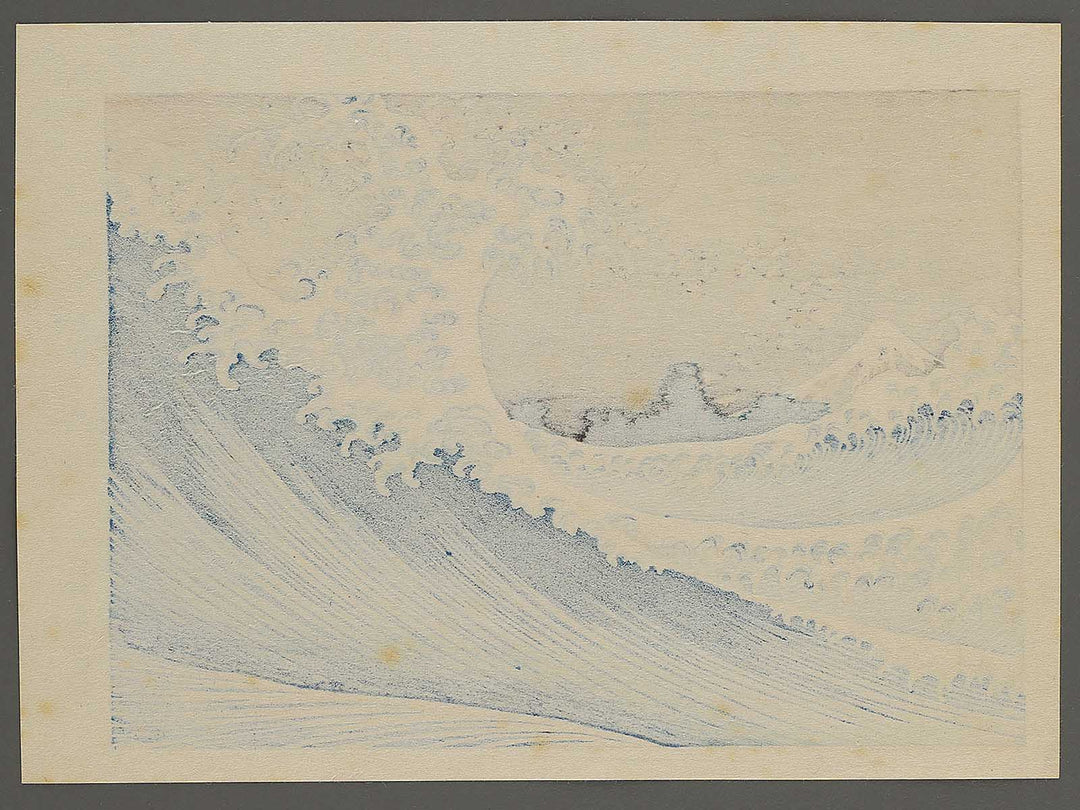 Kaijo no fuji from the series One Hundred Views of Mount Fuji by Katsushika Hokusai, (Medium print size) / BJ344-890