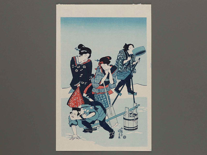 Yuki no ashita by Utagawa Kunisada(Toyokuni III), (Medium print size) / BJ286-083