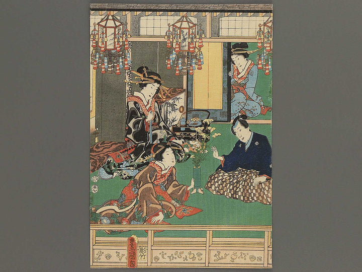 Genjikimi kagetsu asobi by Utagawa Kunisada(Toyokuni III) / BJ348-110