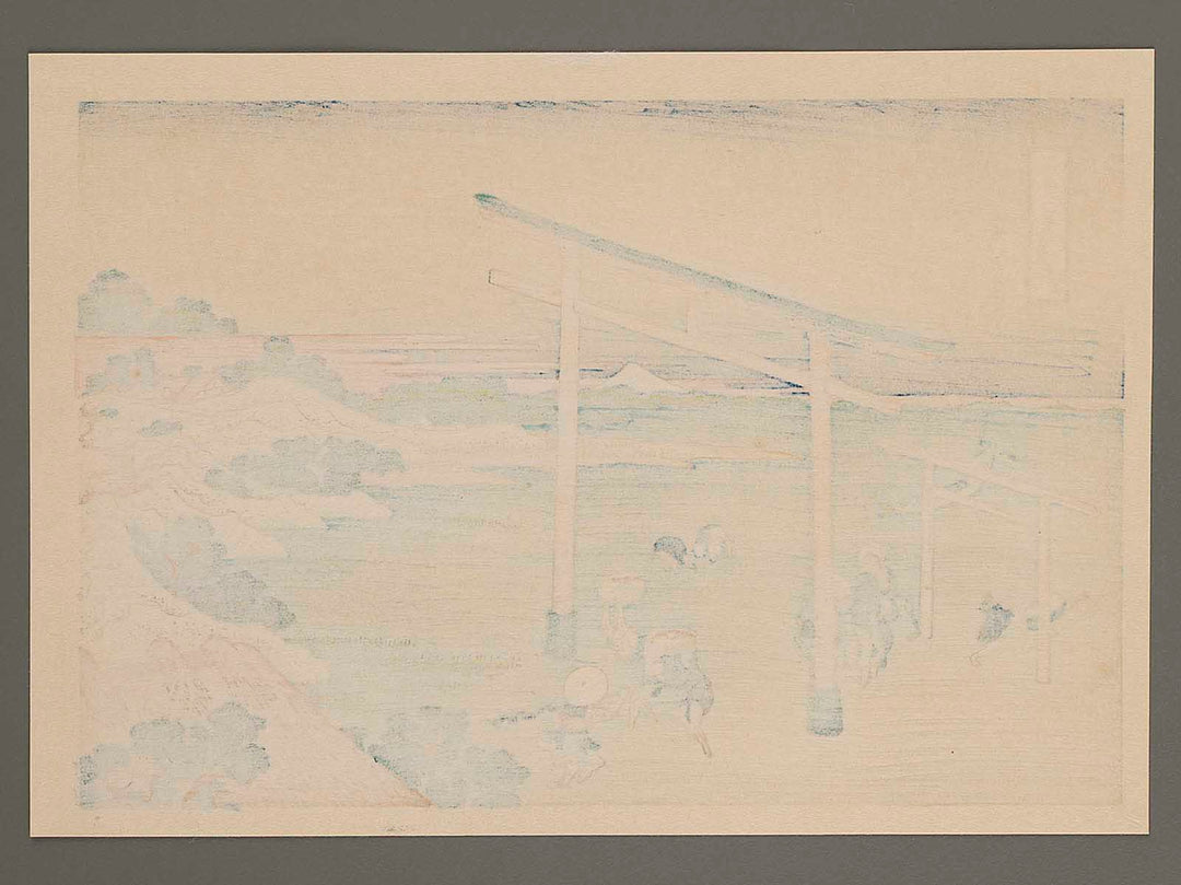 The Coast of Nobuto from the series Thirty-six Views of Mount Fuji by Katsushika Hokusai, (Medium print size) / BJ277-858