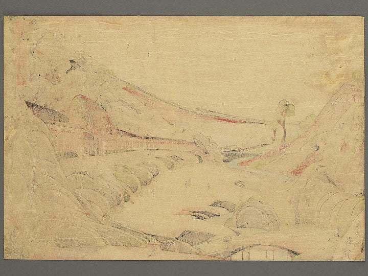 Mii no bansho from the series Omi hakkei by Utagawa Kunitora / BJ348-334