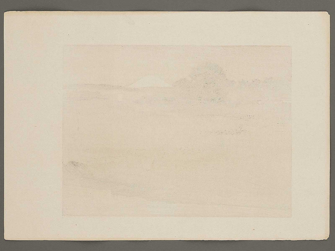 Rokugogawa watashi bune from the series Ehon edo miyage by Utagawa Hiroshige, (Large print size) / BJ332-080