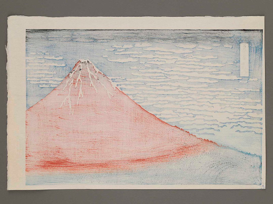 South Wind, Clear Sky from the series Thirty-six Views of Mount Fuji by Katsushika Hokusai, (Large print size) / BJ280-700