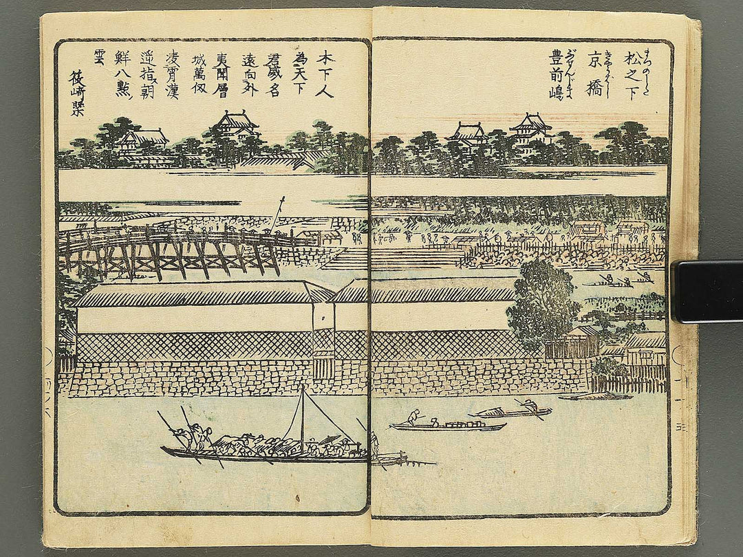 Yodogawa ryogan ichiran (Noborifune no bu) by Matsukawa Hanzan / BJ350-497