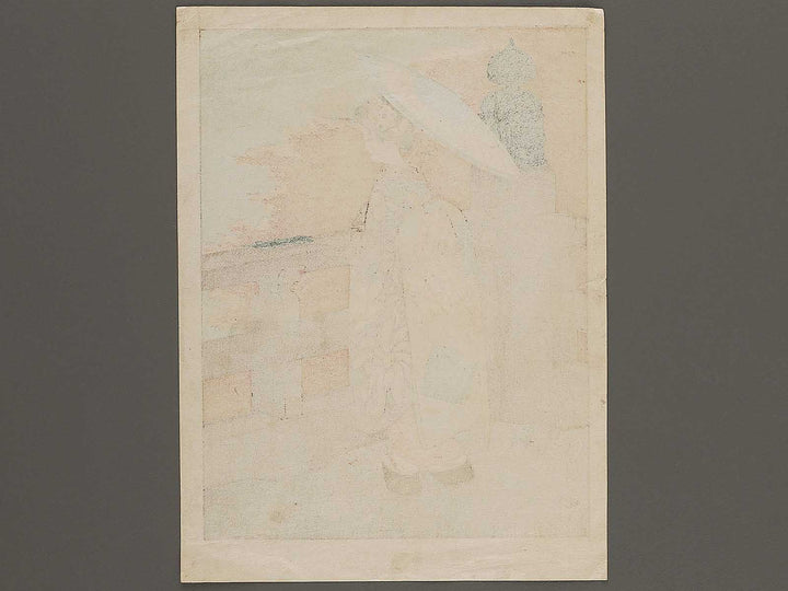 Aki kiyomizudera no koyo from the series Kyoto no shiki no maiko by Hasegawa Sadanobu III / BJ324-639