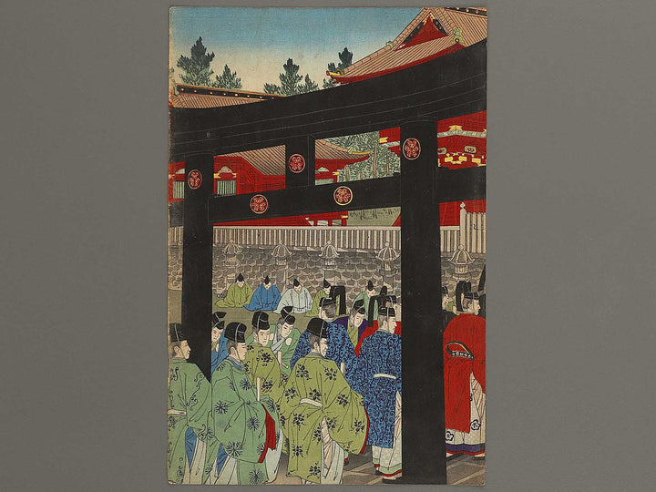 Shogun ke nikko gosya shu no zu from the series Kanko azuma hishiki by Toshu Shogetsu / BJ340-046