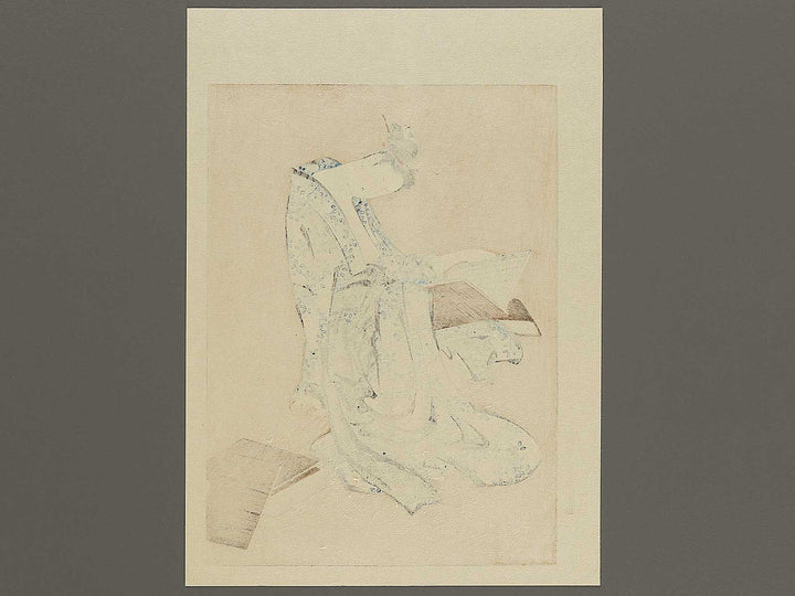 A book reading ripe beauty by Katsushika Hokusai, (Medium print size) / BJ319-613