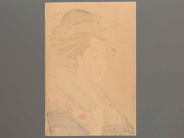 Ogiya nai Takigawa by Chobunsai Eishi, (Large print size) / BJ225-078