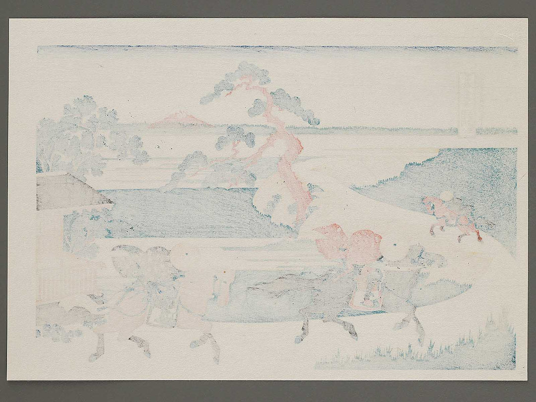 Sekiya Village on the Sumida River from the series Thirty-six Views of Mount Fuji by Katsushika Hokusai, (Medium print size) / BJ301-959