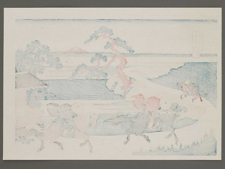 Sekiya Village on the Sumida River from the series Thirty-six Views of Mount Fuji by Katsushika Hokusai, (Medium print size) / BJ301-959