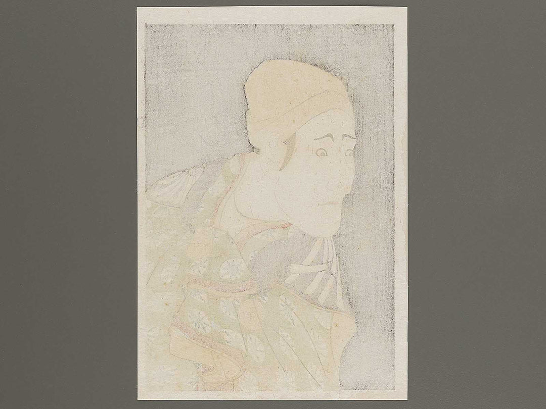 Morita Kan'ya VIII as the palanquin-bearer Uguisu no Jirosaku by Toshusai Sharaku, (Medium print size) / BJ318-808
