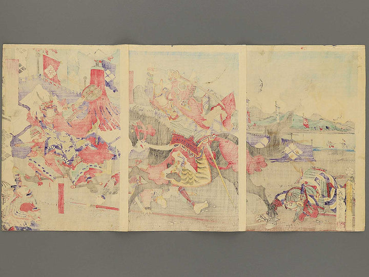 Eiroku yonen kugatsu Kawanakajima daikassen by Utagawa Yoshifuji / BJ353-395