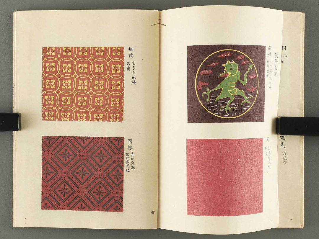 Kojitsu sosho shokumon zue (Nishiki orimono) by Honma Hyakuri / BJ350-448