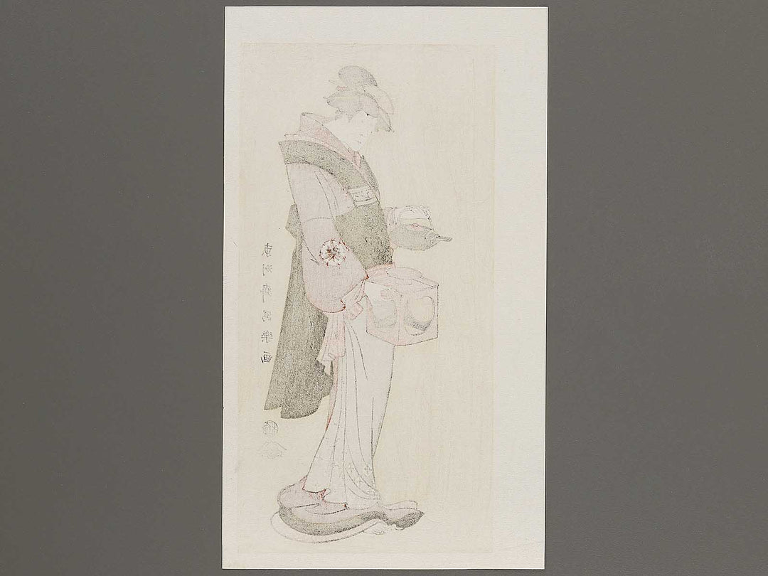 Matsumoto yonesaburo no nakai otsuyu by Toshusai Sharaku, (Medium print size) / BJ318-829