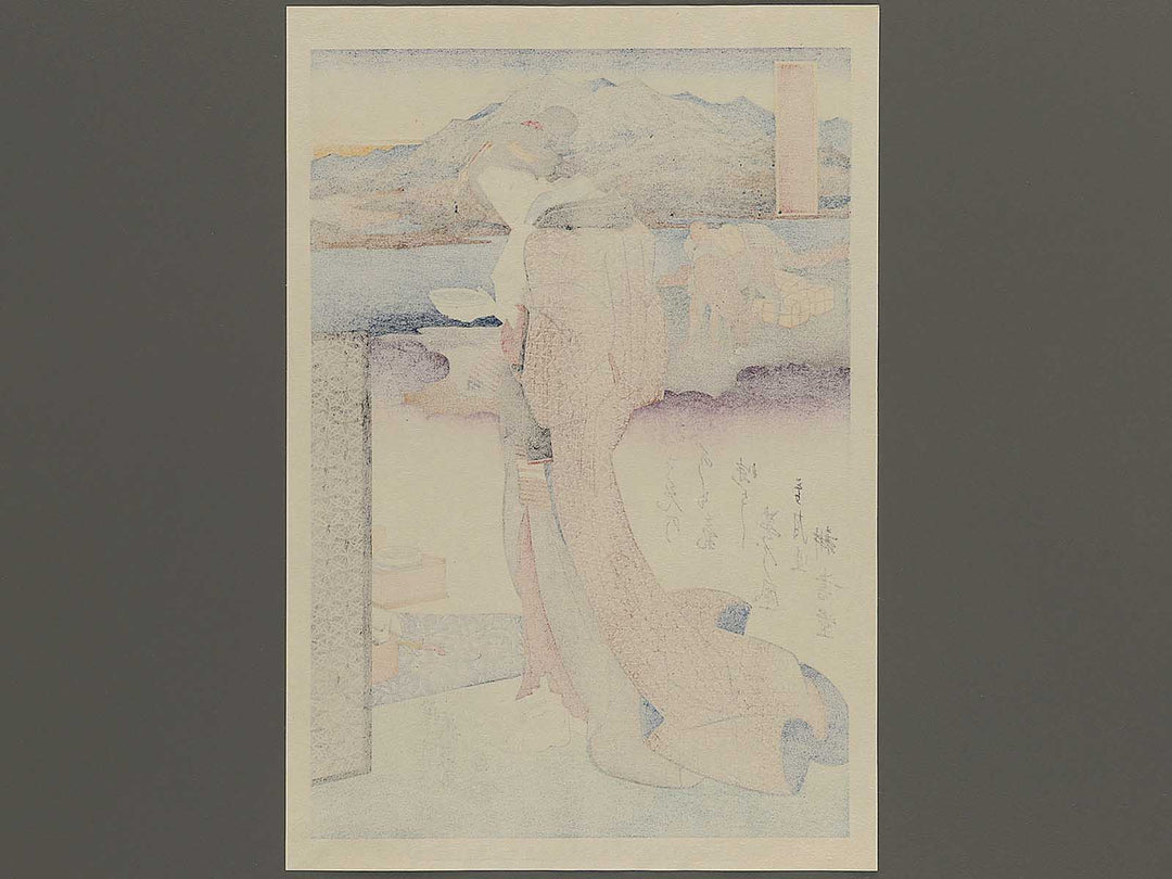 Fuchueki niju from the series Tokaido Beauties by Keisai Eisen, (Large print size) / BJ346-129